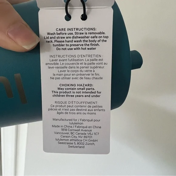 NWT Lululemon Back to Life Tumbler 24oz MARLIN MRLN - Picture 9 of 10